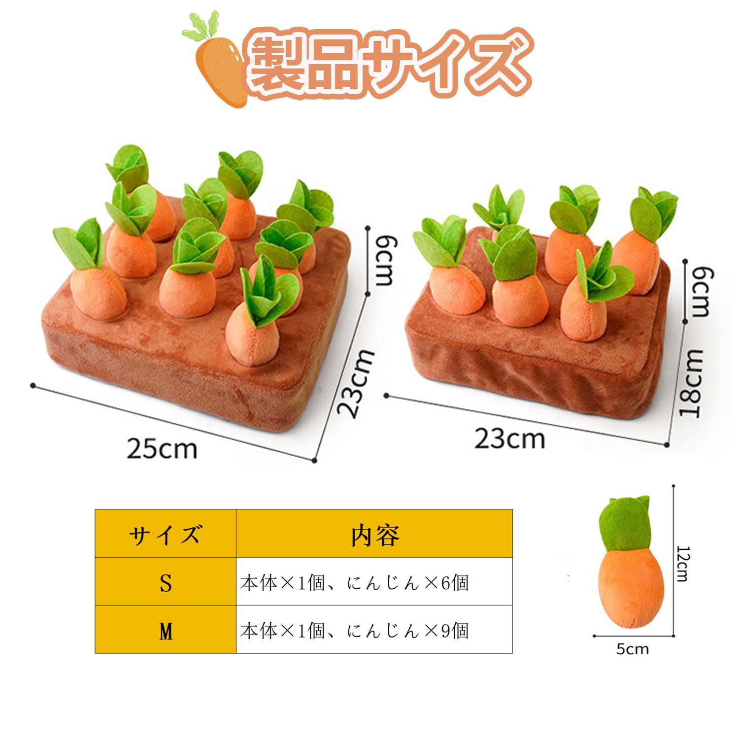 Amazon.co.jp: KEYIDEにんじん畑 うさぎおもちゃ ノーズワーク マット